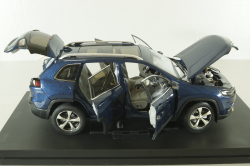 Jeep Cherokee 2019, blue, Paudi 1:18