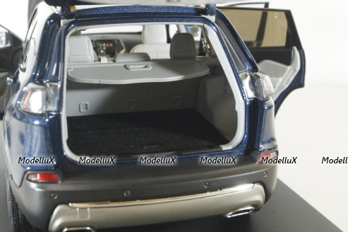 Jeep Cherokee 2019, blue, Paudi 1:18