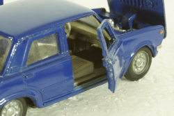 Fiat 125, синий, Mercury 1:43