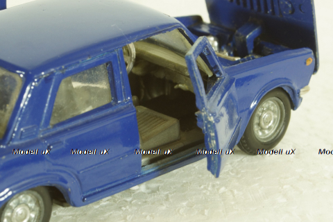 Fiat 125, синий, Mercury 1:43