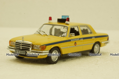 Mercedes-Benz 450 SEL 6.3 (W116) Police USSR 1975 Полицейские машины мира №22, Deagostini 1:43