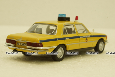 Mercedes-Benz 450 SEL 6.3 (W116) Police USSR 1975 Полицейские машины мира №22, Deagostini 1:43