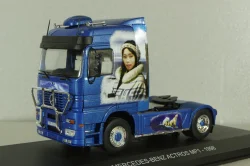 Mercedes Actros MP1 1998, blue, Truck Tuning Collection #10, Hachette 1:43