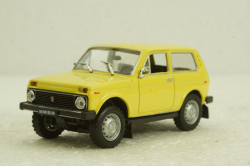 ВАЗ-2121 Нива, желтая, lada 1600, Автолегенды СССР №12, DeAgostini 1:43