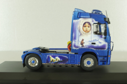 Mercedes Actros MP1 1998, blue, Truck Tuning Collection #10, Hachette 1:43