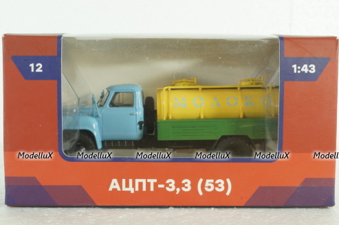 ГАЗ 53 АЦПТ-3,3 Легендарные Грузовики СССР №12, 1:43