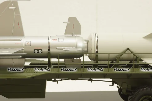 Маз-502В с Транспортером ракеты ЗРК "Даль" 1958г.,  TruckTyr 1:43