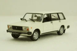 Ваз-2104 жигули, белая, Автолегенды СССР №45 1:43