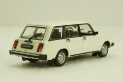 Ваз-2104 жигули, белая, Автолегенды СССР №45 1:43