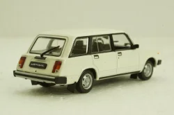 Ваз-2104 жигули, белая, Автолегенды СССР №45 1:43