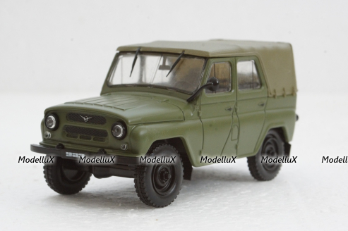 Уаз-469Б, зеленый, Автолегенды СССР 1:43