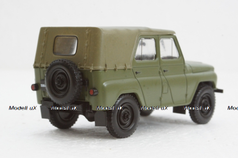 Уаз-469Б, зеленый, Автолегенды СССР 1:43