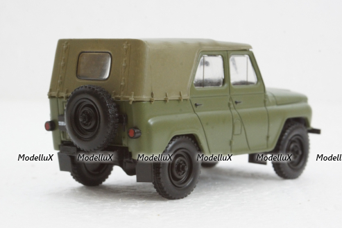 Уаз-469Б, зеленый, Автолегенды СССР 1:43