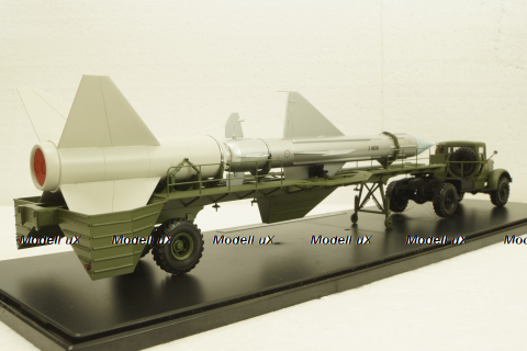 Маз-502В с Транспортером ракеты ЗРК "Даль" 1958г.,  TruckTyr 1:43
