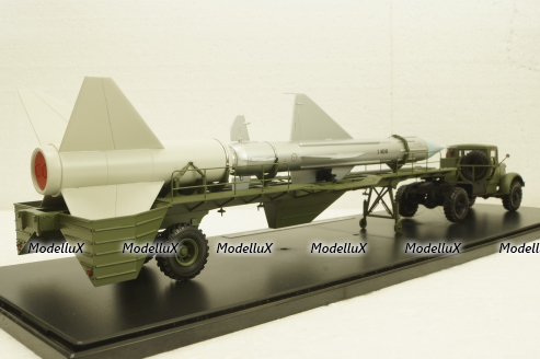 Маз-502В с Транспортером ракеты ЗРК "Даль" 1958г.,  TruckTyr 1:43