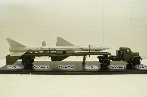 Маз-502В с Транспортером ракеты ЗРК "Даль" 1958г.,  TruckTyr 1:43