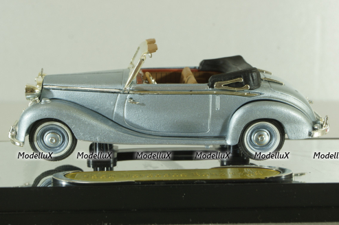 Mercedes 170S Cabriolet (open) 1950, light blue, 43709, Signature Model 1:43 