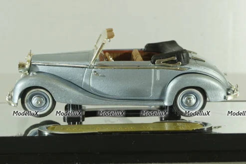 Mercedes 170S Cabriolet (open) 1950, light blue, 43709, Signature Model 1:43 