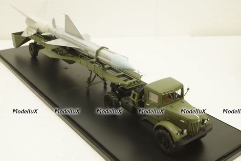 Маз-502В с Транспортером ракеты ЗРК "Даль" 1958г.,  TruckTyr 1:43