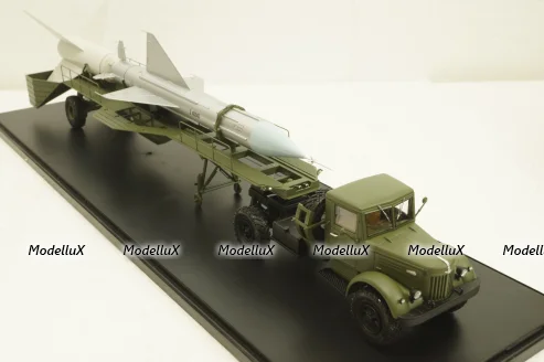 Маз-502В с Транспортером ракеты ЗРК "Даль" 1958г.,  TruckTyr 1:43