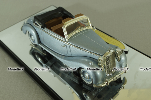 Mercedes 170S Cabriolet (open) 1950, light blue, 43709, Signature Model 1:43 