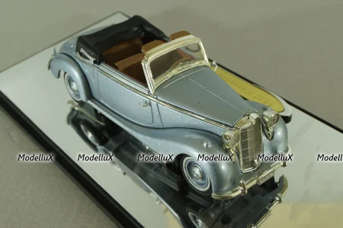 Mercedes 170S Cabriolet (open) 1950, light blue, 43709, Signature Model 1:43 