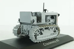 Сталинец-65 трактор, 1937, серый, ТРАКТОРЫ история,люди,машины (Hachette) №5 1:43