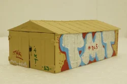 Гараж Л ДК-2В (Мариупольский), c графити TMT Models 1:43