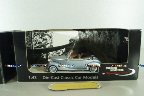 Mercedes 170S Cabriolet (open) 1950, light blue, 43709, Signature Model 1:43 Без бокса!
