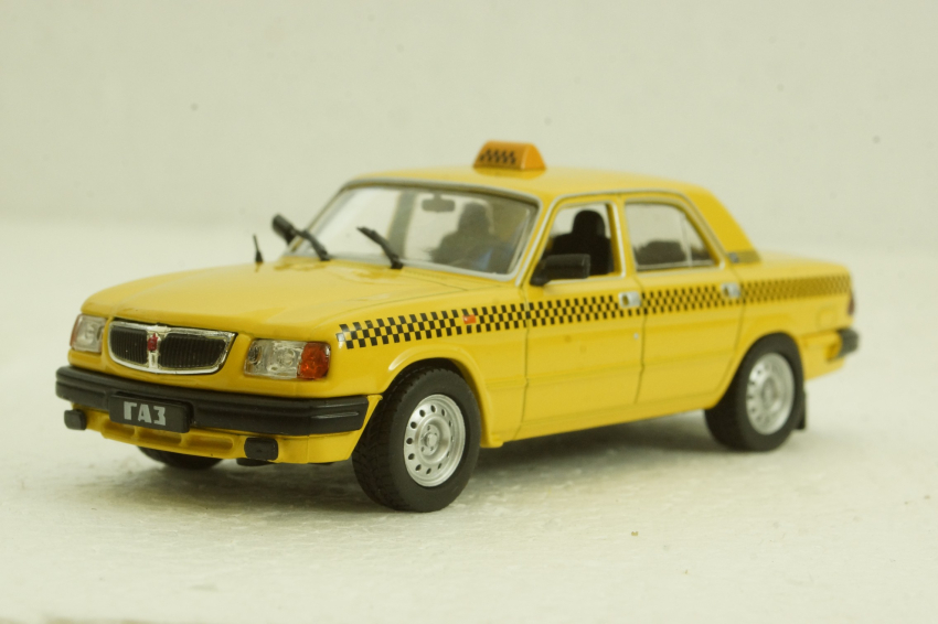 Купить модель Газ-3110 Волга Такси, Автомобиль на службе №9, 1:43