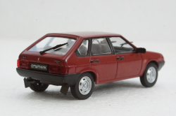 Ваз-2109 Спутник, красный,  (Запечатанный)  Автолегенды СССР №74, 1:43