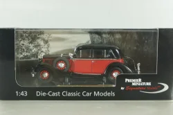 Maybach SW38 Hard top Spohn (Closed) 1935, black/red, 43702, Signature Model 1:43