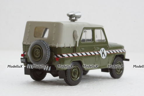 Уаз-469 Комендатура, Автомобиль на службе 1:43