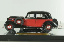 Maybach SW38 Hard top Spohn (Closed) 1935, black/red, 43702, Signature Model 1:43