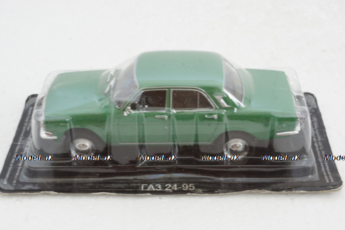 Газ-24-95, 4х4 зеленый, Автолегенды СССР №78 1:43