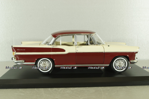 Simca Vedette Chamboard 1960, red/beige, 185721, Norev 1:18