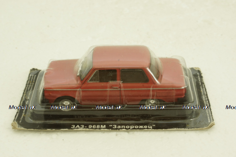 Заз-968М Запорожец, красный, Автолегенды СССР 1:43