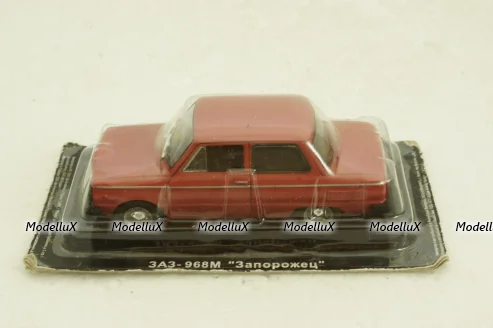 Заз-968М Запорожец, красный, Автолегенды СССР 1:43