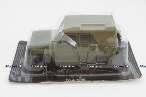 Уаз-469Б, зеленый, Автолегенды СССР 1:43