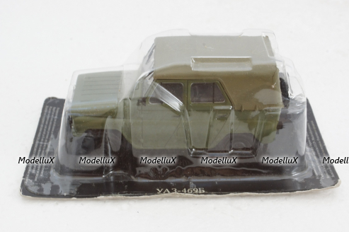 Уаз-469Б, зеленый, Автолегенды СССР 1:43