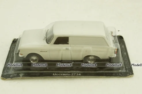 Москвич-2734, белый, Автолегенды СССР №137 1:43
