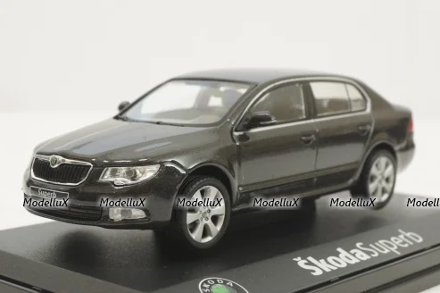 Skoda Superb B6, Braun Metallic, 143AB010YF, Abrex 1:43