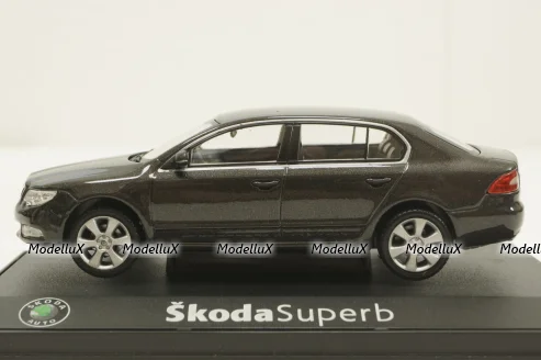 Skoda Superb B6, Braun Metallic, 143AB010YF, Abrex 1:43