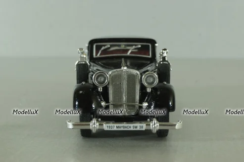 Maybach SW38 Cabriolet Spohn (Closed) 1937, black, 43703, Signature Model 1:43 Без бокса!