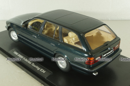 BMW 5er Serie (E34) Touring 1996, dark green, T9-1800401, Triple 9 1:18