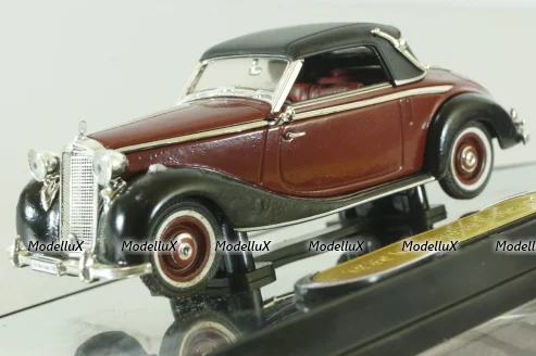 Mercedes 170S Cabriolet (closed) 1950, red/black, 43708, Signature Model 1:43