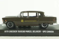 Checker Taxi Cab 1975 UPS, 86196, Greenlight 1:43