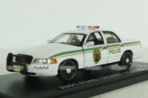 Ford Crown Victoria Miami Police from serial Dexter 2001, 86613, Greenlight 1:43