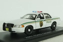 Ford Crown Victoria Miami Police from serial Dexter 2001, 86613, Greenlight 1:43