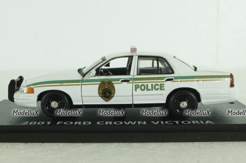 Ford Crown Victoria Miami Police from serial Dexter 2001, 86613, Greenlight 1:43